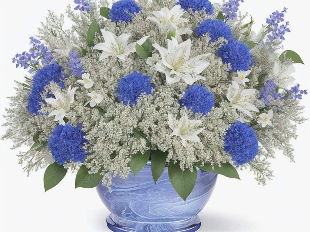Uses of Blue Star in Floral Arrangements - Blue Star  Meaning and Symbolism in the Language of Flowers 