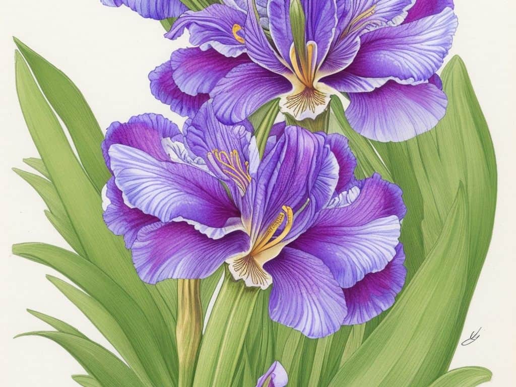 Japanese Iris in Art and Literature - Japanese Iris Meaning in the Language of Flowers 