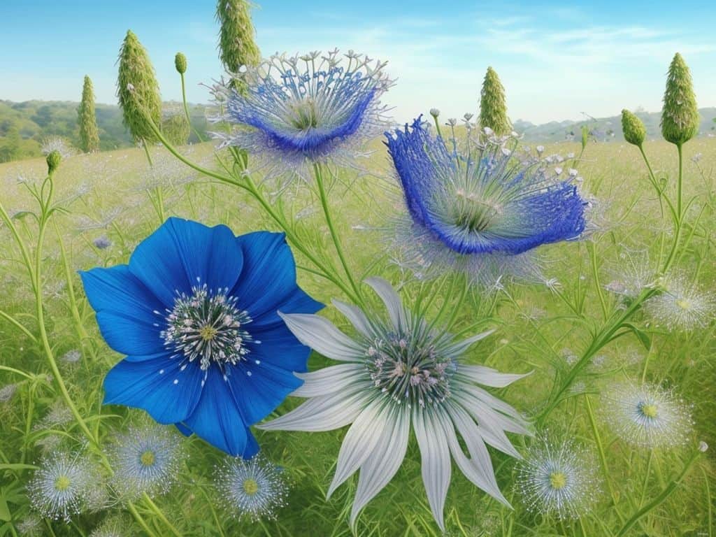 Meaning and Symbolism of Love-in-a-Mist - Love-in-a-Mist  Meaning, Types, Uses, and Growing Tips 