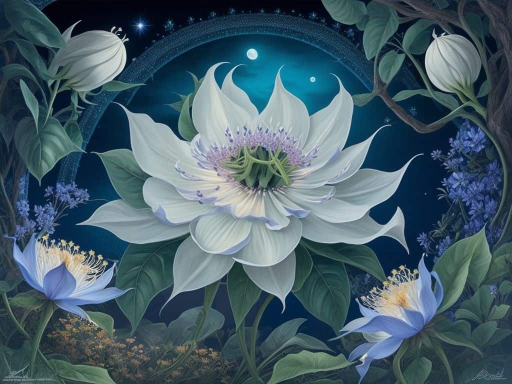 Moonflowers in Mythology and Folklore - Moonflower Meaning, Symbolism, Myths, Folklore, and Cultural Significance 