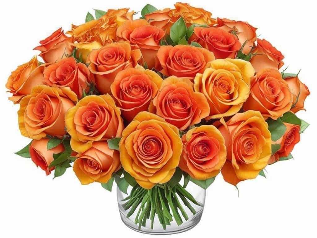 Meaning of Orange Roses - Orange Rose Meaning in the Language of Flowers 