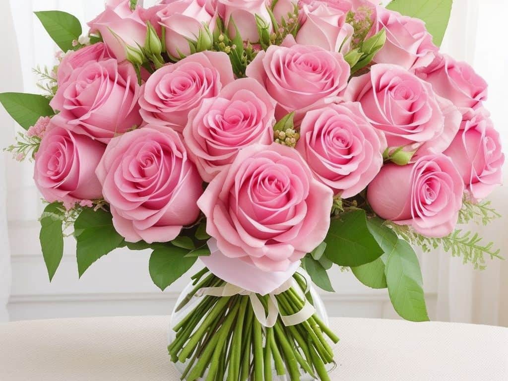 Tips for Including Pink Roses in Floral Arrangements - Pink Rose Meaning and Symbolism in the Language of Flowers 