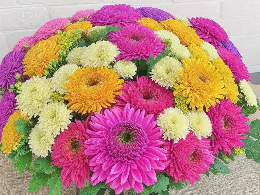 Chrysanthemum Flower Arrangements and Occasions - Ultimate Guide To Chrysanthemum Flower Meaning and Symbolism By Color 