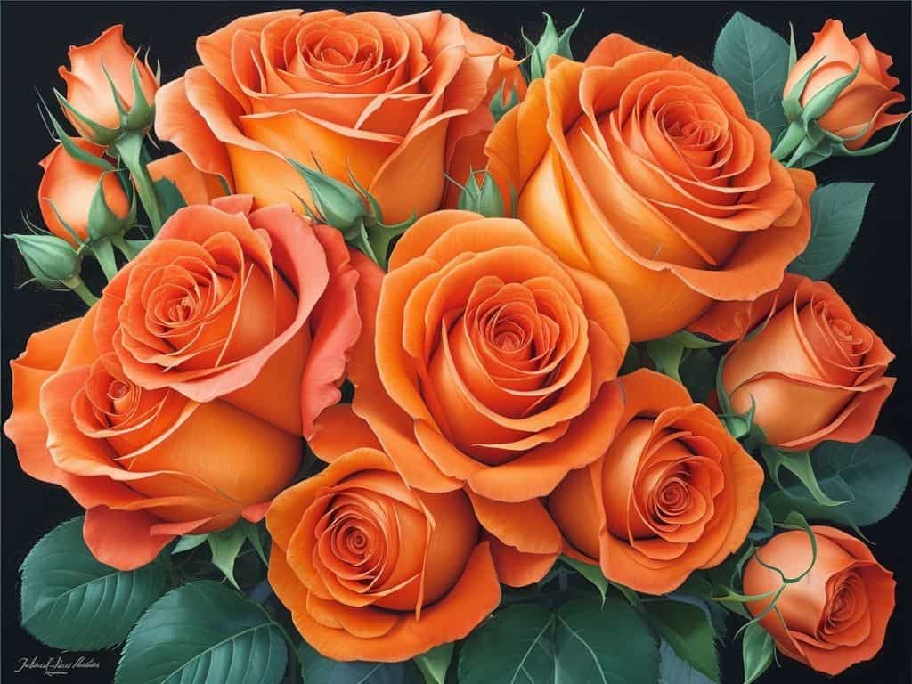 Orange Roses - Ultimate Guide to Rose Colors and Their Meanings 