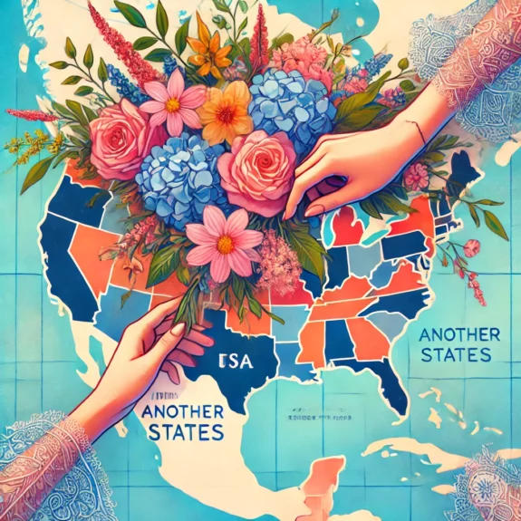 How to Send Flowers to Someone in Another State