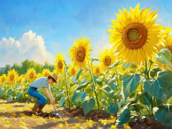 how to grow and car for sunflowers