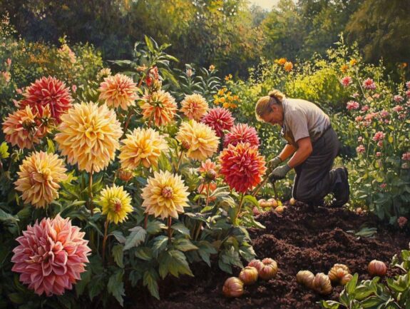how to plant grow and care for dahlias